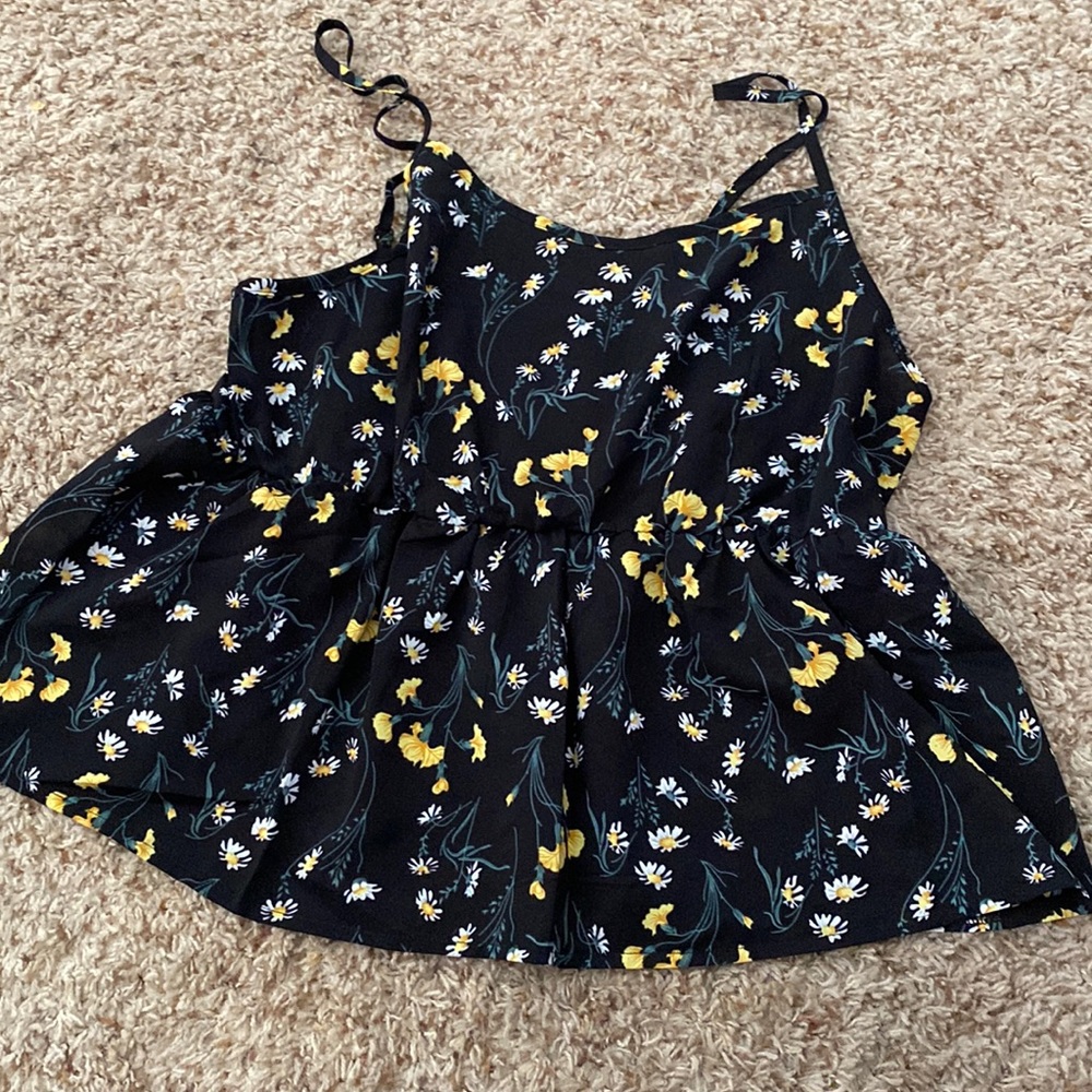 Peplum floral tank - Picture 5 of 9